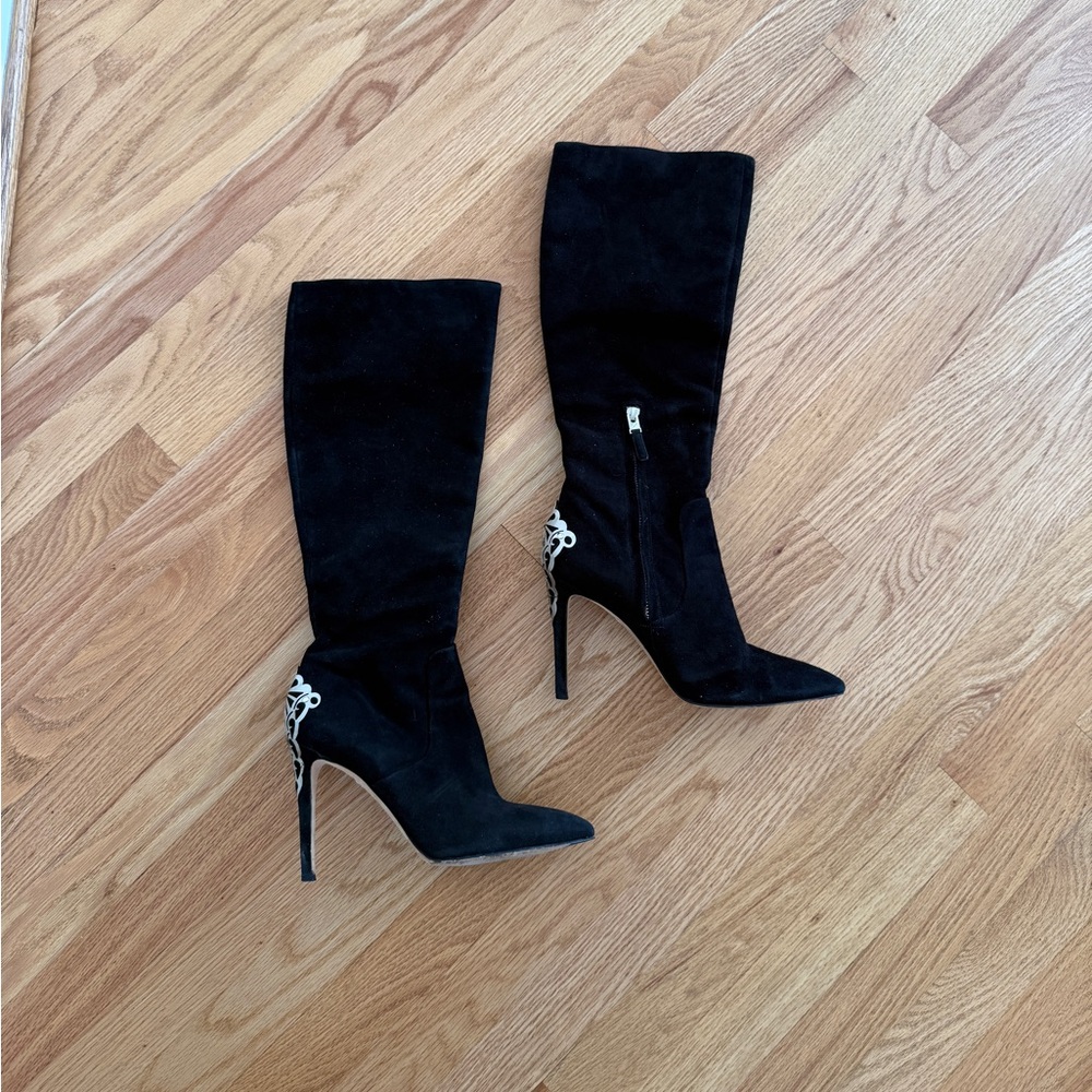 Sexy shaped knee high boots fall booties